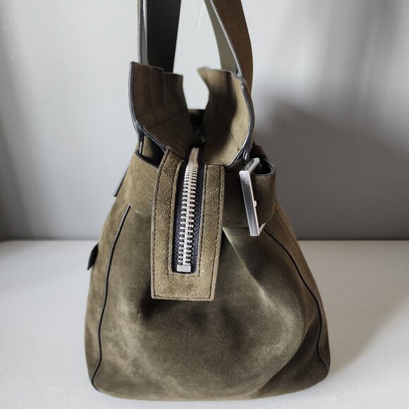 All Saints Suede Tote "EUC" - Picture 5 of 16